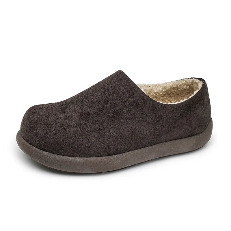 Men's high-quality snow casual cotton shoes winter warm plush soft soled fashion outdoor walking light comfort cotton slippers
