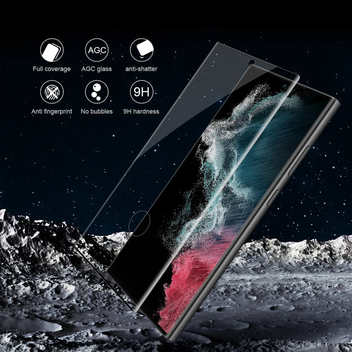 For Samsung Galaxy S23 Ultra Glass NILLKIN 3D CP+ Max Anti-Explosion Tempered Glass For Samsung Galaxy S22Ultra Screen Protector