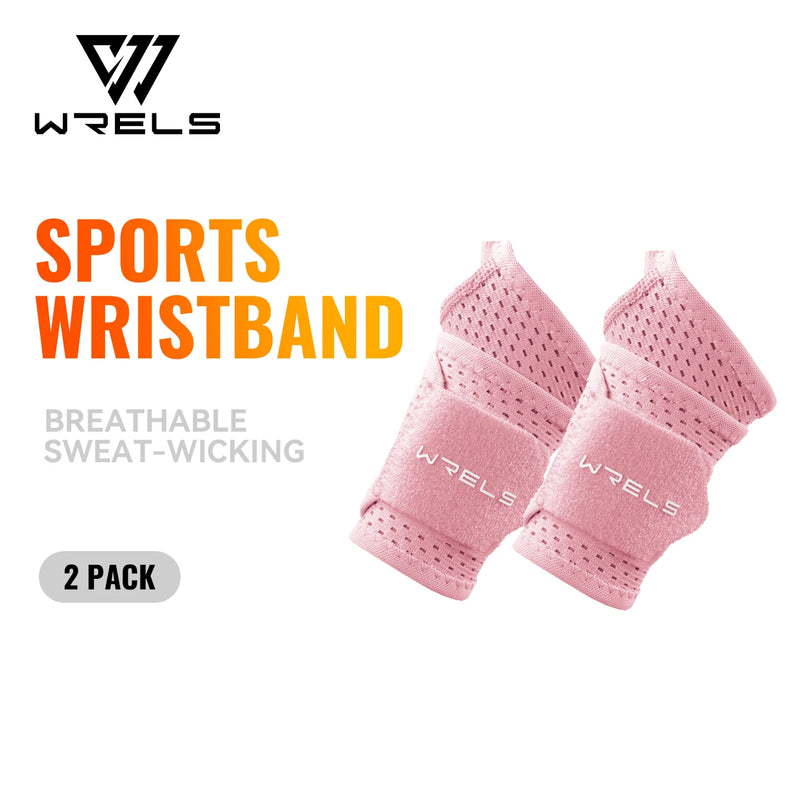 WRELS Compression Wristband Adjustable Wrist Brace Breathable Carpal Tunnel Pain Relief Sports Workout Sports Wrist Support