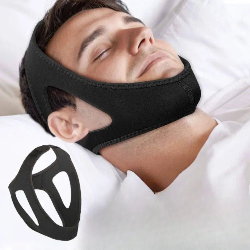 1pc Adjustable Anti-Snoring Mouth Guard, Breathable and Comfortable Jaw Support Strap for Sleep Apnea and Snoring Prevention