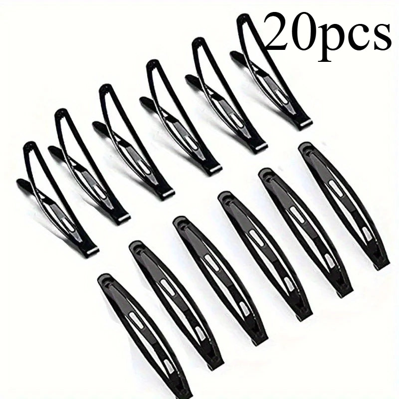 10/20pcs Black Metal Hairpin - Elegant Rectangular Hairpin, Smooth Edge and Sharp Top,Ensure That Women's Hair Is Firml