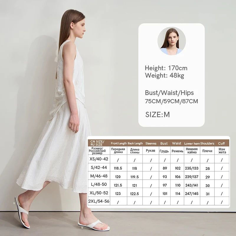 រ៉ូប Amii Minimalism សម្រាប់នារី រដូវក្តៅ ឆ្នាំ២០២៥ រ៉ូបការិយាល័យថ្មី រចនាបទបែប Bandeau រាងអក្សរ A រ៉ូបផ្កា រ៉ូបវែង 12542234