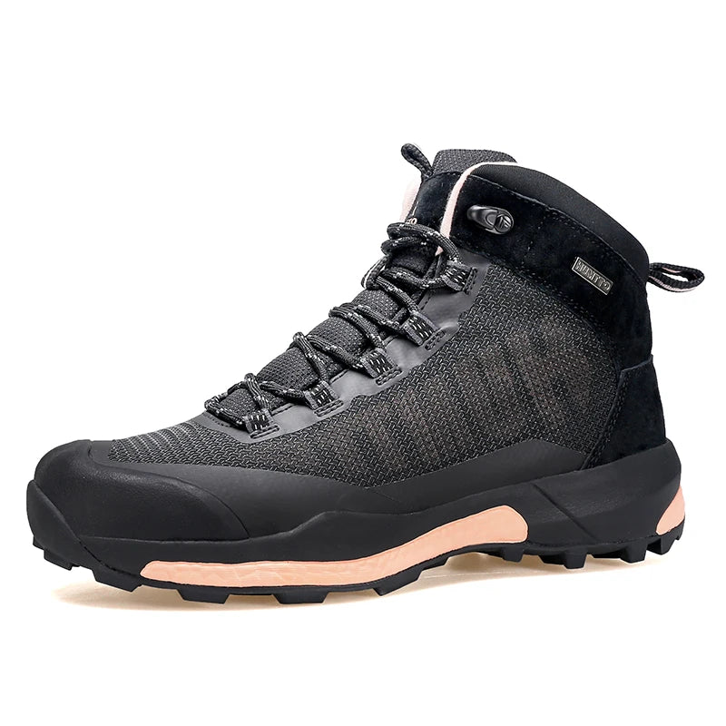 HUMTTO Waterproof Hiking Ankle Boots for Women New Winter Designer Climbing Woman Sneakers Sport Trekking Walking Womens Shoes