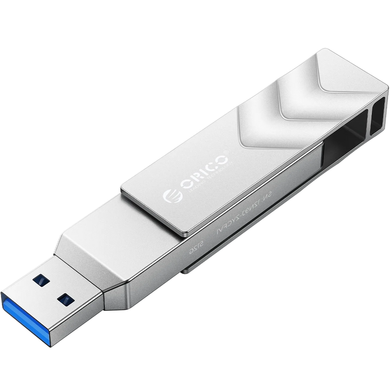 ORICO 512GB Dual Flash Drive 2-in-1 USB C/A 3.2 Gen2 Flash Drive Speed Up to 10Gbps 1073MB/s for iPhone 15/Android/Tablet/Laptop