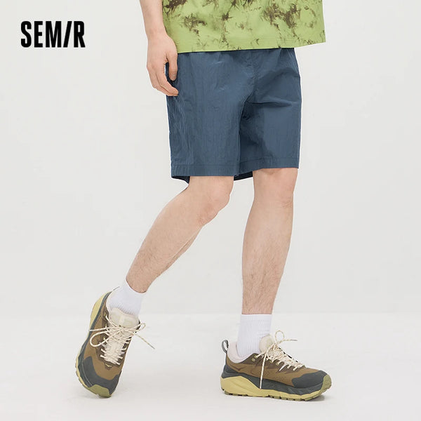 ខោខ្លីបុរស Semir បែបស្ព័រ ពាក់ក្រៅផ្ទះ មានហោប៉ៅដេរភ្ជាប់ ចង្កេះយឺត ខោខ្លីធម្មតា រដូវក្ដៅ 2026 ត្រង់