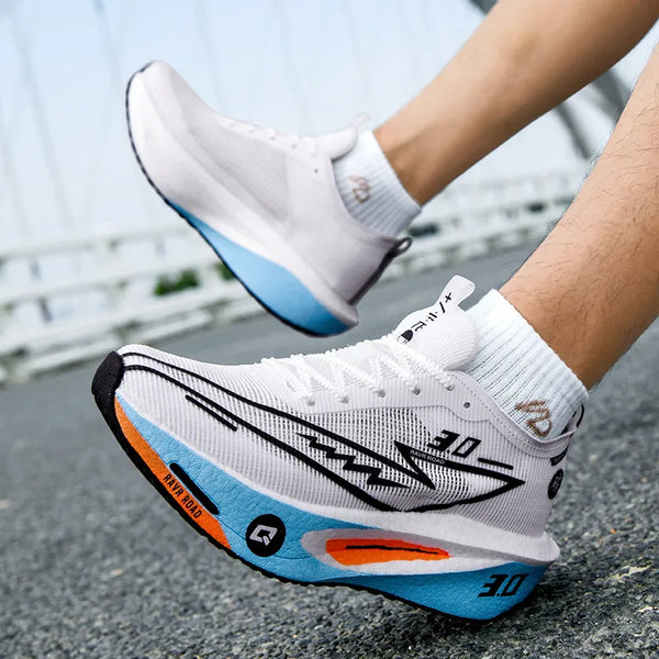 Couples casual racing running shoes four season new breathable lightweight comfort outdoor sports shoes Men Women speed sneakers