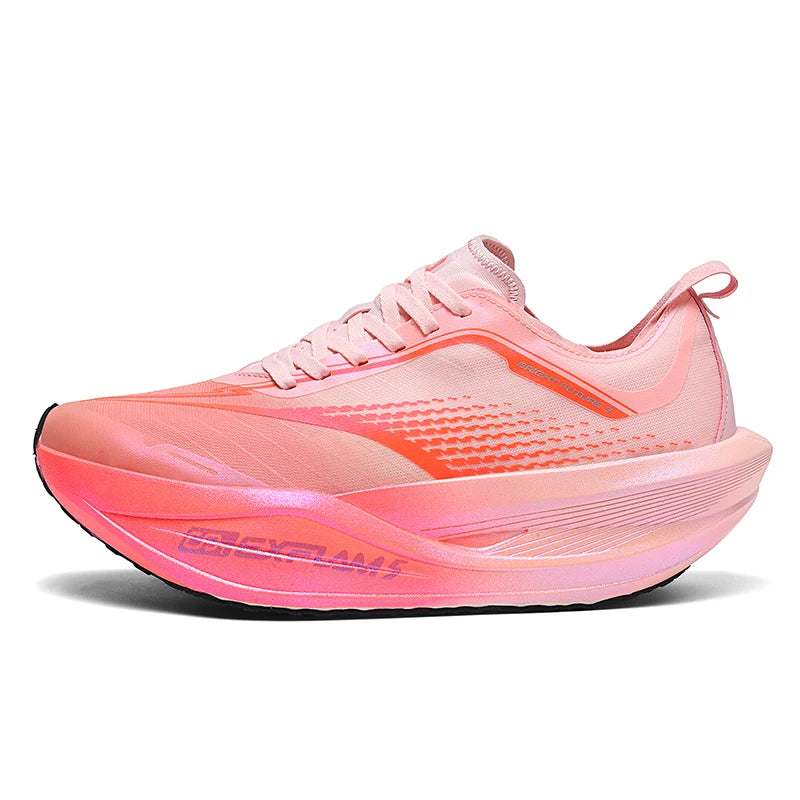 New Unisex Sports Shoes Breathable Mesh Fashionable Lace Up Fitness Shoes Lightweight Thick Soled Marathon Training Shoes Man