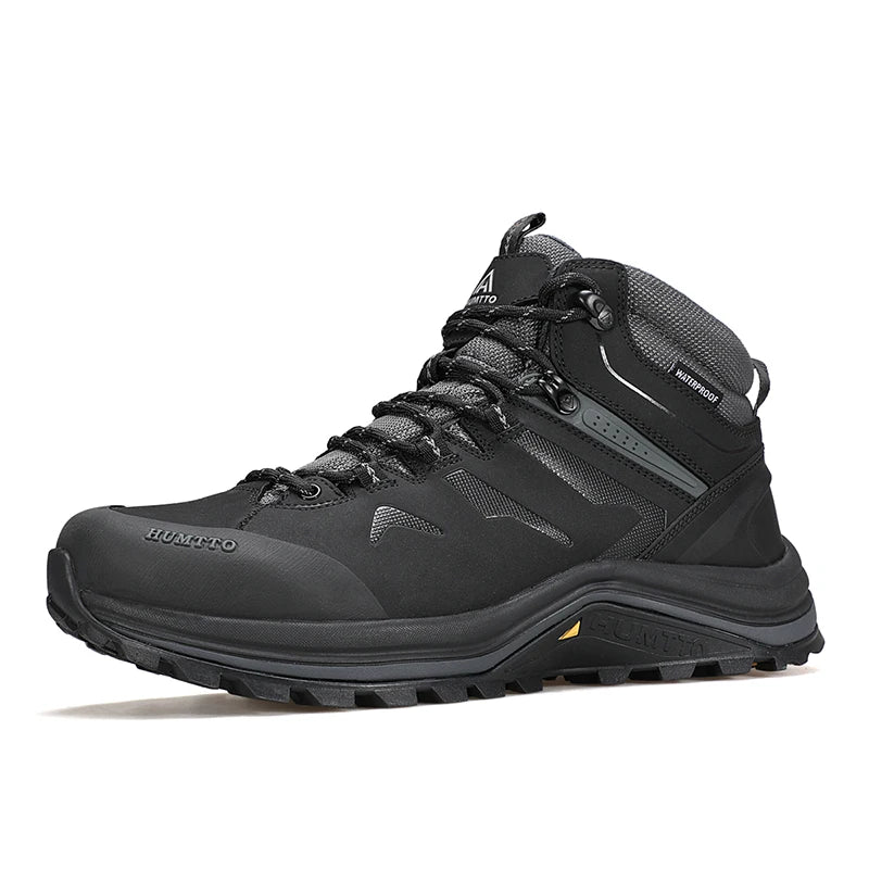 HUMTTO Trainers Outdoor Trekking Shoes Men Breathable Hiking Boots for Man Winter Men's Sports Shoes Rubber Safety Work Sneakers