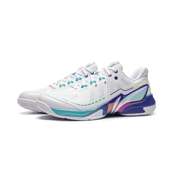 ស្បែកជើងវាយសី Li-Ning Unisex THUNDER II PRO បន្ទះកាបូន-ហ្វាយប័រ ស្រូបយកឆក់ ស្បែកជើងប៉ាតា LiNing Professional AYAW001