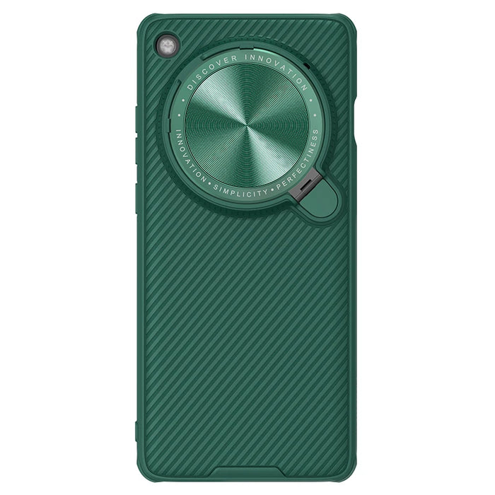 For OPPO Find X7 Ultra Magsafe Case NILLKIN CamShield Prop Sliding Camera Protection Phone Case For Find X7 Ultra With Holder Green No magsafe For Find X7 Ultra