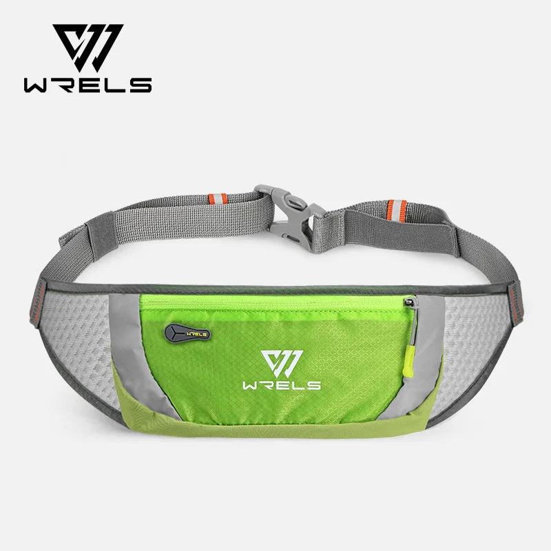 WRELS Professional Running Waist Bag Sports Belt Waterproof Sports Bags for Hiking Walking Lightweight Running Belt Waist Pack