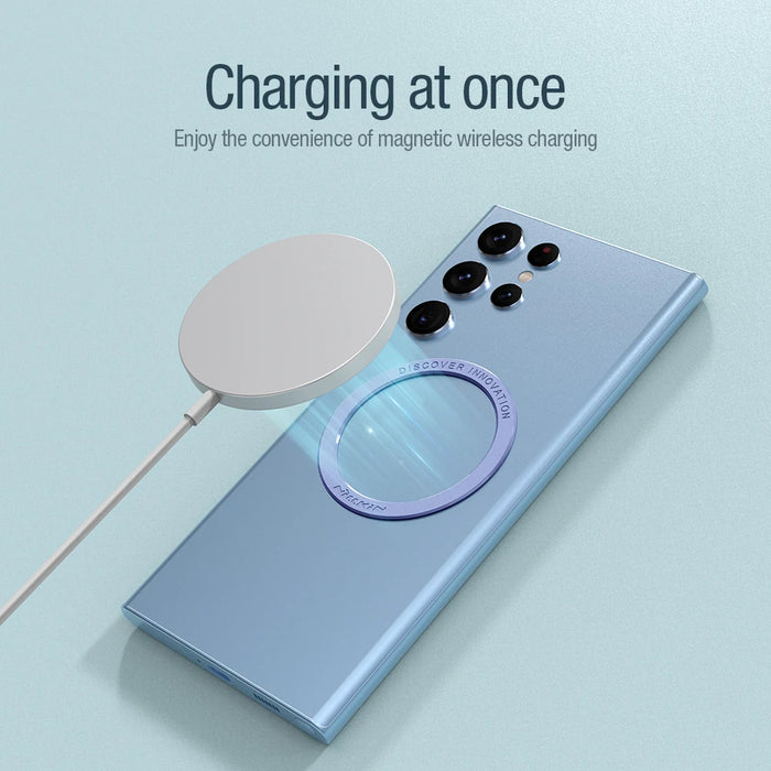 NILLKIN SnapLink Air Strong Magnetic Sticker For Magsafe Wireless Charger for iPhone 14 13 12 Pro Max for Samsung S22 Ultra