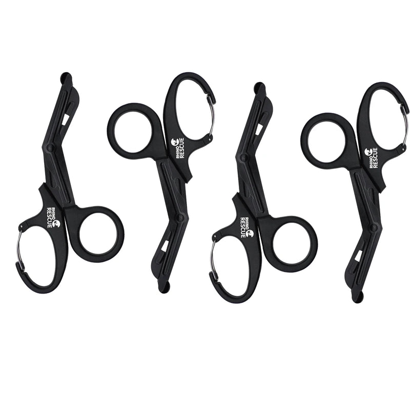 Rhino Rescue Emergency Medical Scissors Trauma Shears with Carabiner 19cm Bandage Shears With Bandage Scissors