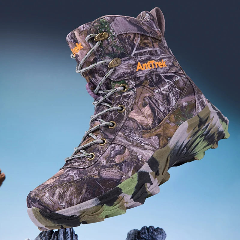 Men's camouflage desert training boots four season casual anti-slip outdoor field hiking Professional Battlefield tactical boots