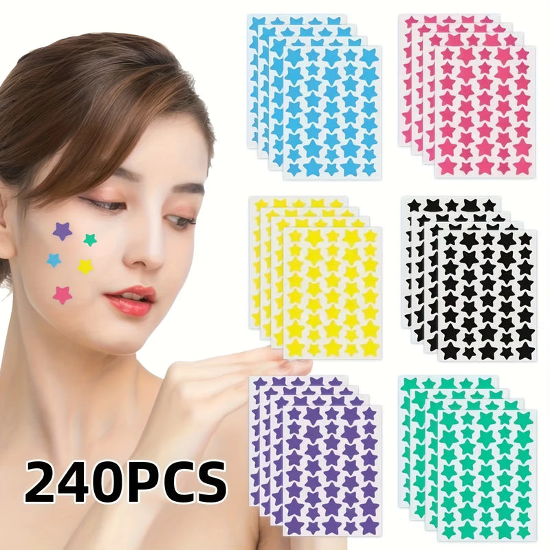 Star Shape Hydrocolloid Acne Pimple Patch Invisible Concealer For Acne Marks Waterproof Sweatproof Absorb Pus Makeup Friendly Ac