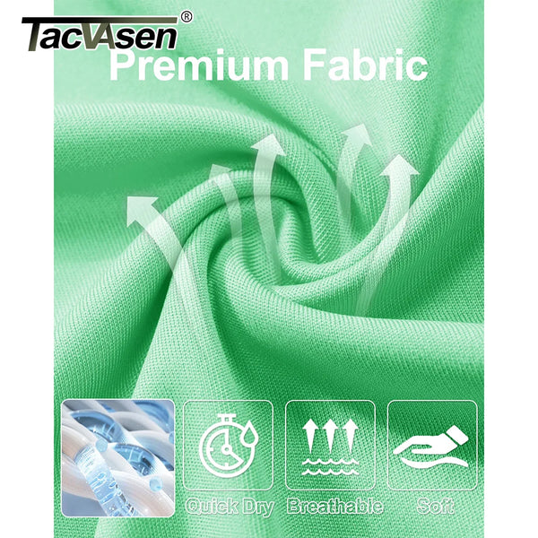 TACVASEN Sun Protection T-shirts Summer UPF 50+ Mens Long Sleeve Quick Dry Athlectic Sports Hiking Performance T-shirts Tee Tops