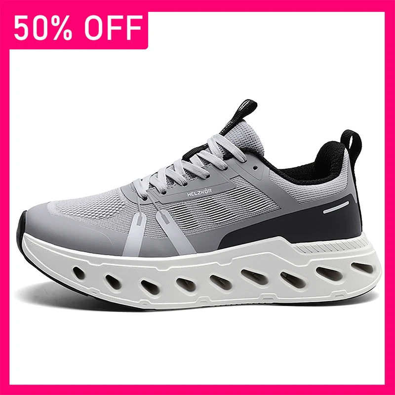Men Sports Shoes New Fashionable Versatile Lightweight Comfortable Thick Soled Running Shoes Autumn Outdoor Fitness Sports Shoes
