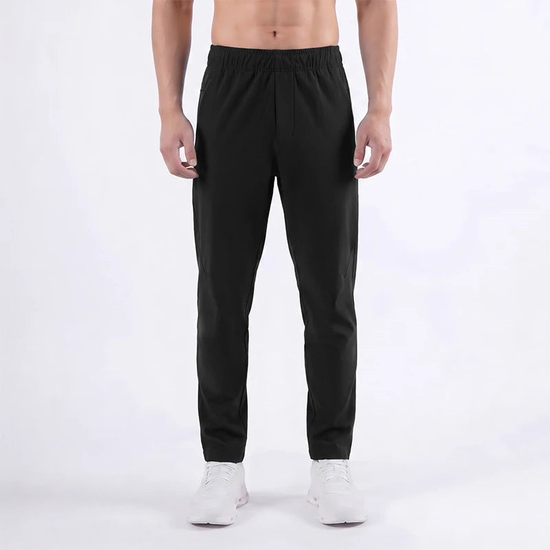 SBWL Men's Solid-Color Outdoor Sports Stretch Pants High-Quality Casual Wear for Running Hiking Long pants