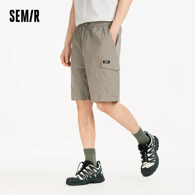 Semir Mens Shorts 2026 Workwear Style Cool Feeling Loose Fit Casual Outdoor Daily Wear Soft