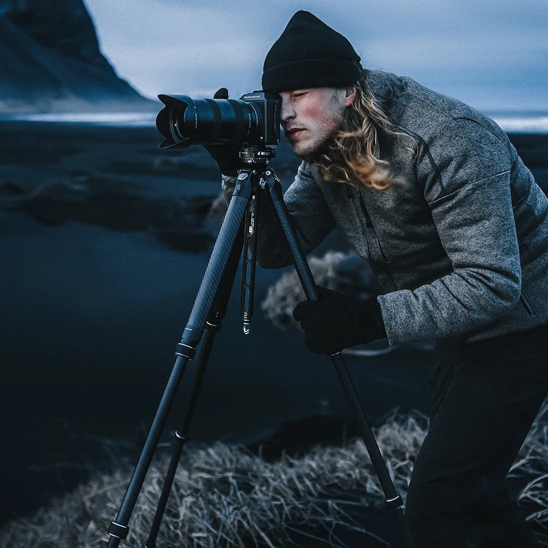 ជើងកាមេរ៉ា Ulanzi Falcam TreeRoot Quick Lock Travel Tripod ធ្វើពីសរសៃកាបូន អាចប្រើបានជាមួយបន្ទះ Arca-Swiss F38 Pro Quick Release