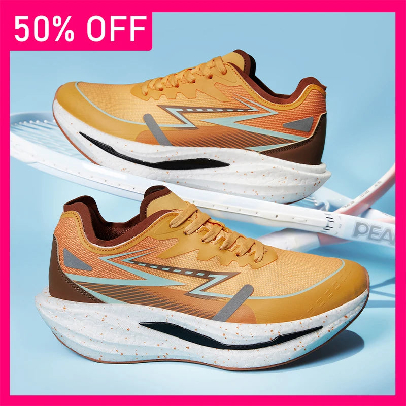 Men Sports Shoes Marathon Breathe Outdoor Jogging Comfortable Sports Shoes New Light Thick Sole Anti Slip Fitness Training Shoes