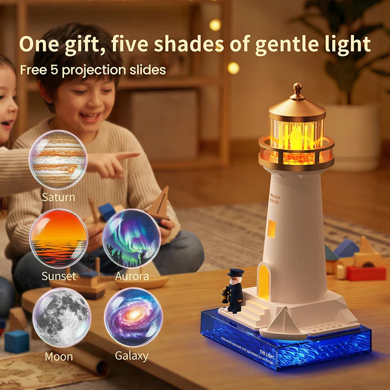 ចង្កៀងបញ្ចាំងរូបភាព Galaxy Moon Lamp ចង្កៀងតុបតែងបង្គោលភ្លើងហ្វារ ការតុបតែងផ្ទះ ចង្កៀងបញ្ចាំងរូបភាពបង្គោលភ្លើងហ្វារ ចង្កៀងជញ្ជាំងសម្រាប់ផ្ទះ