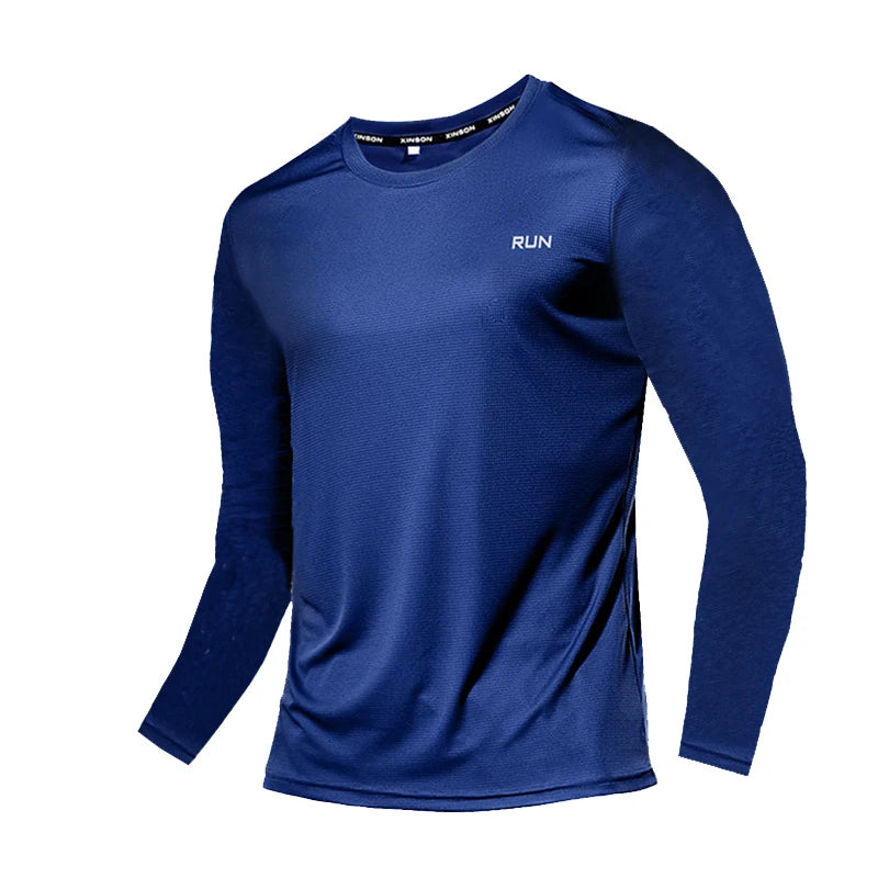 Men's UPF 50+ UV Protection Rash Guard Long Sleeve Shirt, Quick Dry Lightweight for Fishing Running Outdoor Sports