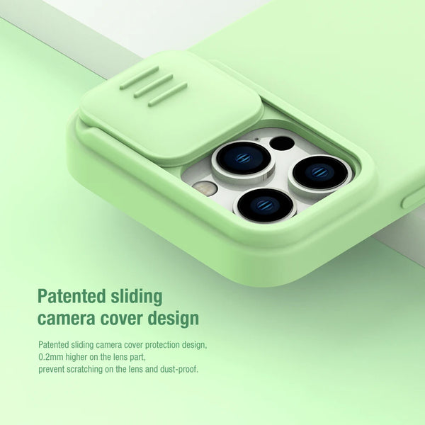 For iPhone 14 Pro Max Magnetic Case NILLKIN CamShield Silky Liquid Silicone Slide Camera Protection Cover For iphone 14/14 Pro
