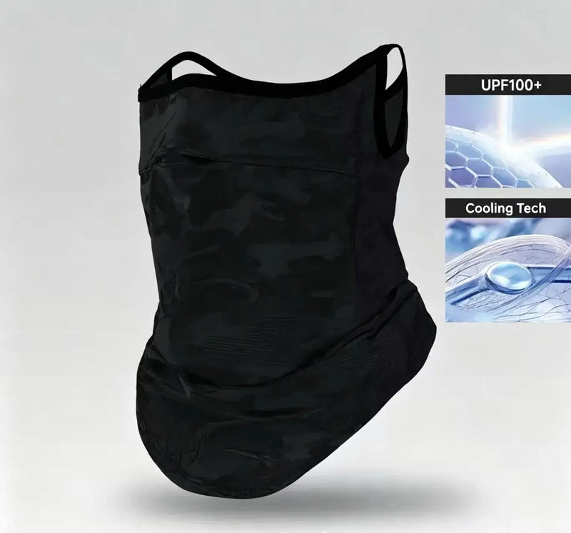 Unisex Summer Ice Silk Sunscreen Face Mask UV Protection Neck Protection Outdoor Cycling Fishing Scarf Face Mask
