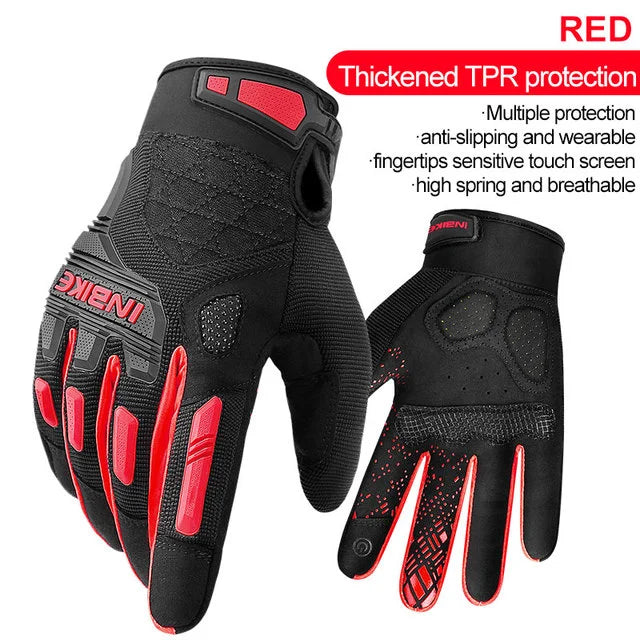INBIKE MTB Cycling Gloves Man Touchscreen Men’s Sport Gloves Mountain Bicycle for Motorcycle Outdoor Cycling Bike Accessories