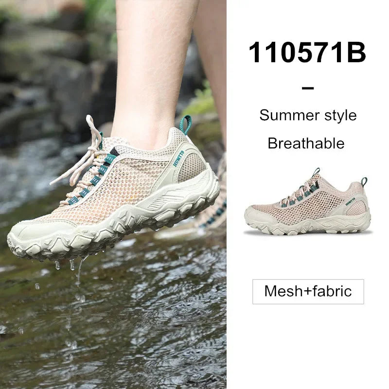 HUMTTO Winter Anti-slip Women's Sports Shoes Hiking Shoes Outdoor Boots for Women Luxury Designer Sneakers Woman Treeking Boots