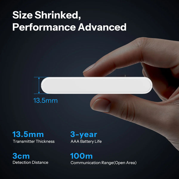 SONOFF SNZB-04PR2 SenseGuard DW Gen2 Zigbee ឧបករណ៍ចាប់សញ្ញាទ្វារ/បង្អួច សុវត្ថិភាពសកម្ម ជាមួយនឹងការត្រួតពិនិត្យកម្មវិធីជូនដំណឹងអំពីការលួចចូលតាមរយៈ ZBBridge-P