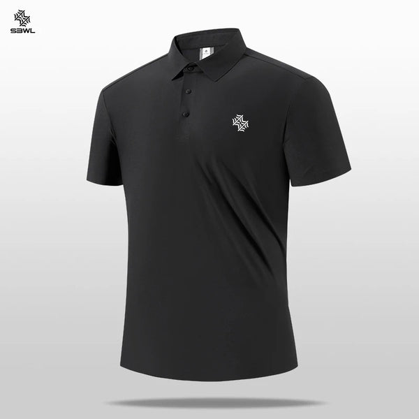 SBWL High Quality Gym New Light Fast Dry Elastic High Quality Outdoor Sports Golf Running Sports POLO Shirt Fashion Casual Shirt