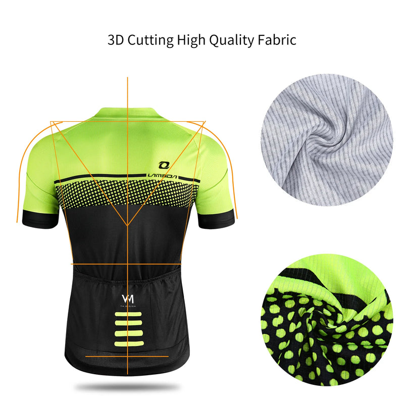 INBIKE Man Cycling Short Sleeve Bicycle Jersey T-shirts MTB Cycling Clothing Riding Tops Quick Dry Full Men's Road Bike  Clothes