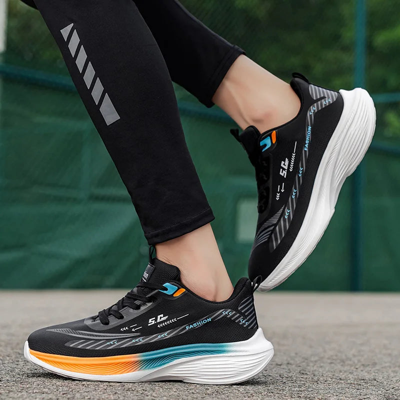 Men's racing running shoes New spring summer breathable light outdoor casual sneakers fashion classic students speed sports shoe