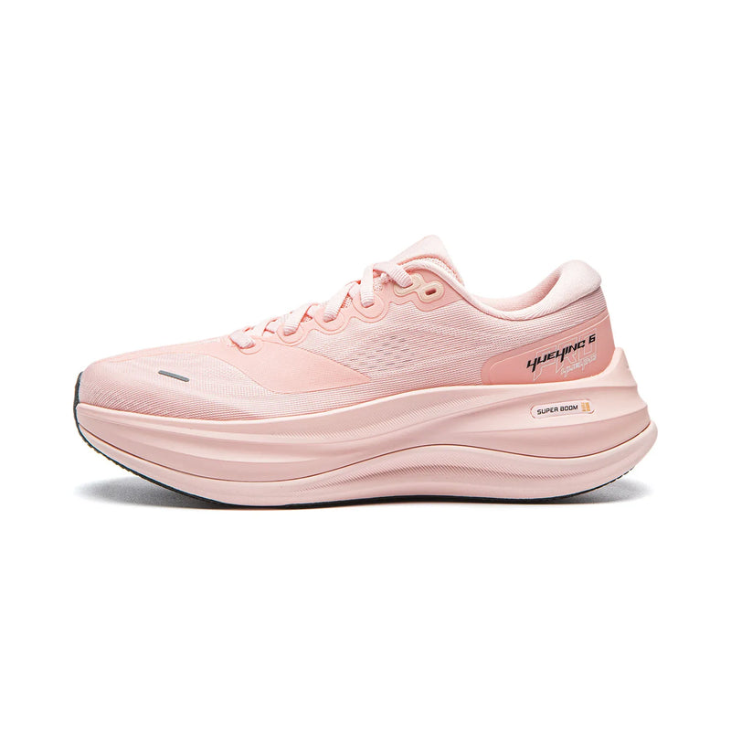 ស្បែកជើងរត់ Li-Ning សម្រាប់នារី YUEYING 6 PRO Optimized Cushion ជាមួយនឹងប្រអប់ម្រាមជើងធំទូលាយ SUPER BOOM ស្បែកជើងប៉ាតា Lining ឆ្លុះបញ្ចាំង ARHW016