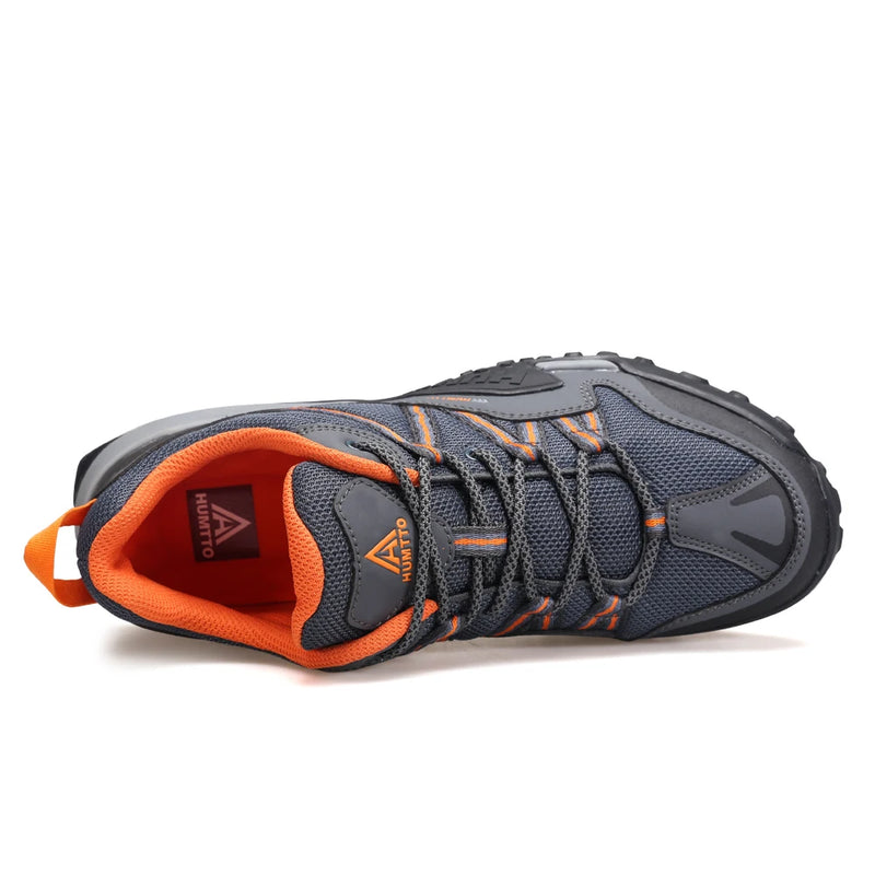 HUMTTO New Luxury Designer Climbing Trekking Sneakers for Men Breathable Outdoor Hiking Men's Sports Shoes Man Safety Work Boots