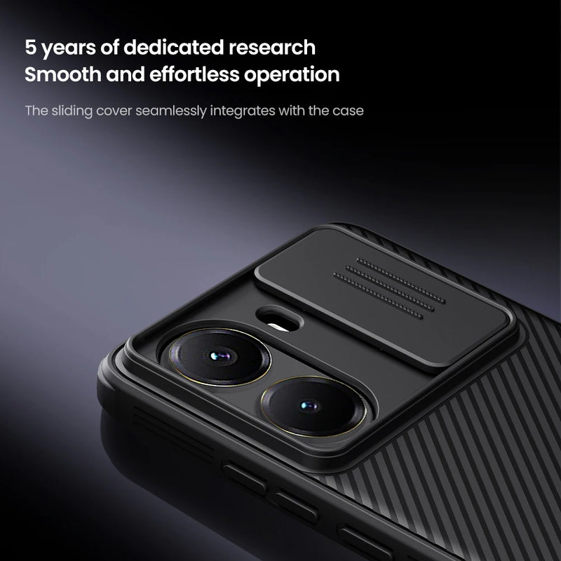 NILLKIN For Xiaomi Poco X7 Pro Case CamShield Pro Sliding Camera Protection Shockproof Back Cover For Mi Poco X7 Pro Cases