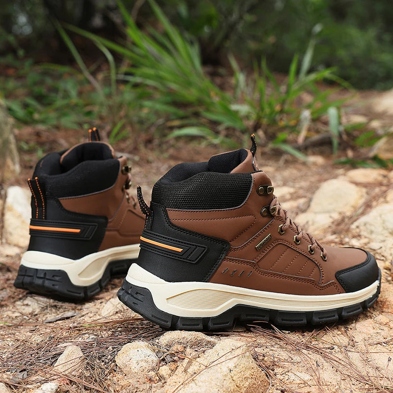 Men's Outdoor Hiking Shoes Four Seasons New Anti-Slip Wear-Resistant Comfort Walking Sneakers Fashion Youth Sports Casual Shoes