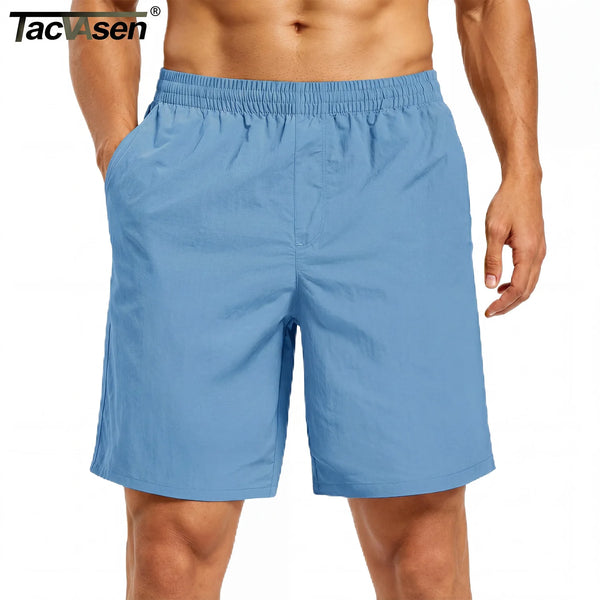 TACVASEN Men's Fishing Shorts UPF 50+ Sun Protection Quick Dry Lightweight Outdoor Shorts With Zipper Pockets Casual Bottoms