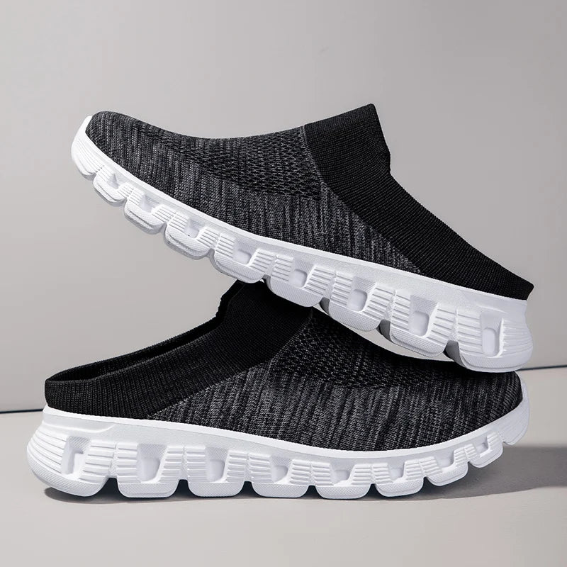 Couples Walking Shoes Big Size 2025 Lightweight Breathable Flat Sneakers Lightwieght Casual Trendy Summer Slippers for Men Women