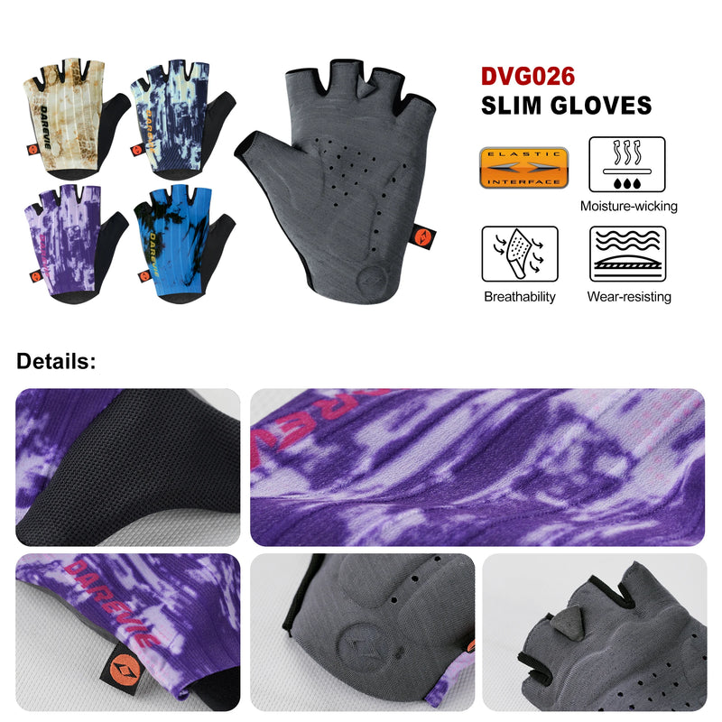 ស្រោមដៃជិះកង់ DAREVIE Aero Italy ELASTIC INTERFACE 80kg/m³ Pad ស្រោមដៃជិះកង់បុរស Shockproof Anti Slip គ្រឿងបន្ថែមកង់