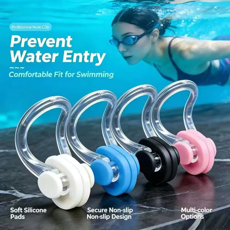 Nose Clip Swimming Specialized Adult Soft Male and Female Universal Silicone Anti Slip and Anti Choking Water Professional Sport