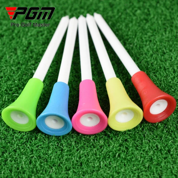 83mm Golf Tees 50pcs Plastic Ball Seat Soft Rubber Cover SJT01