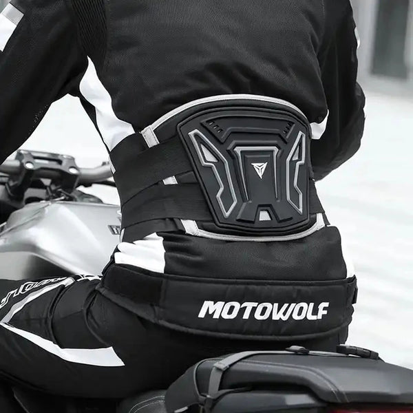ខ្សែក្រវ៉ាត់ចង្កេះម៉ូតូ MOTOWOLF ការពារការធ្លាក់ ការពារក្រលៀន ងាយស្រួលពាក់ពេលជិះលើផ្លូវលំបាក