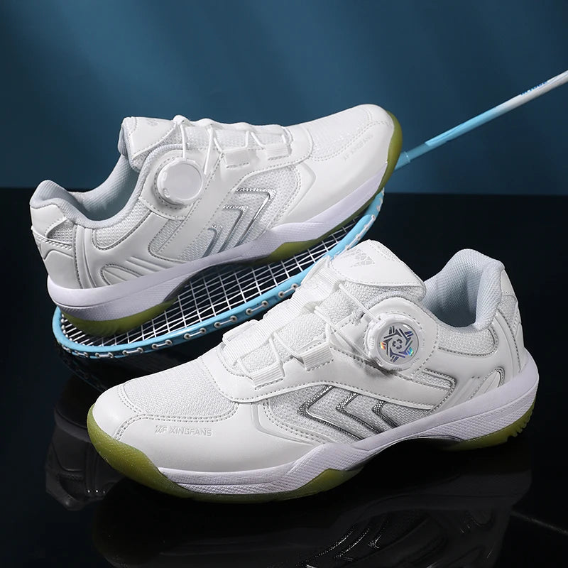 Mens Badminton Shoes High Elasticity Midsole Support Strong Wrapping Indoor Outdoor Fields Anti Twist Stable Training Sneakers