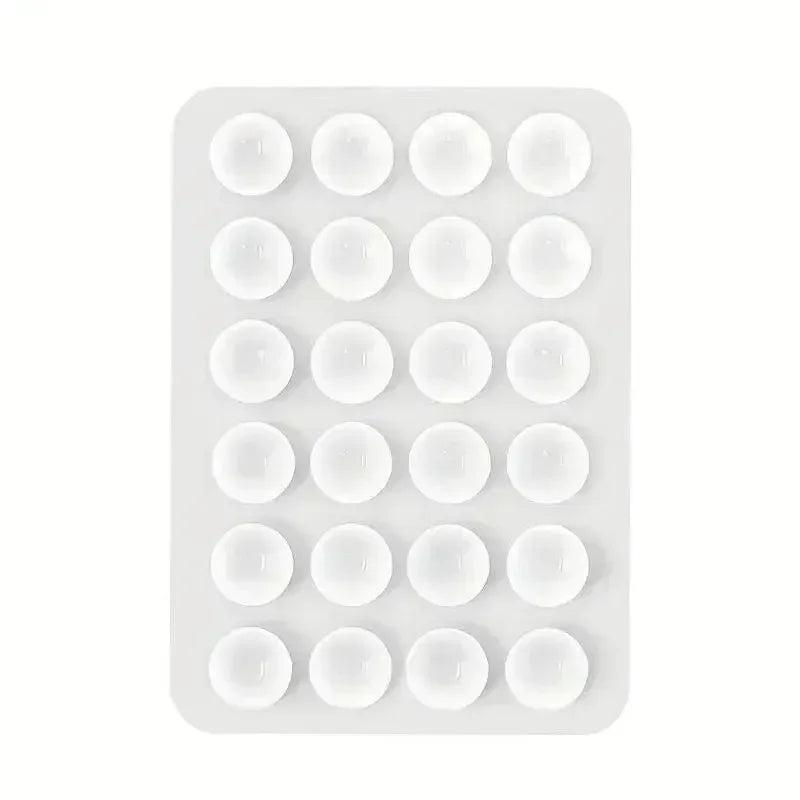 Silicone Suction Phone Holder Mat Multifunctional Suction Cup Wall Stand Square Anti-Slip Single-Sided Case Mount Back Sticker
