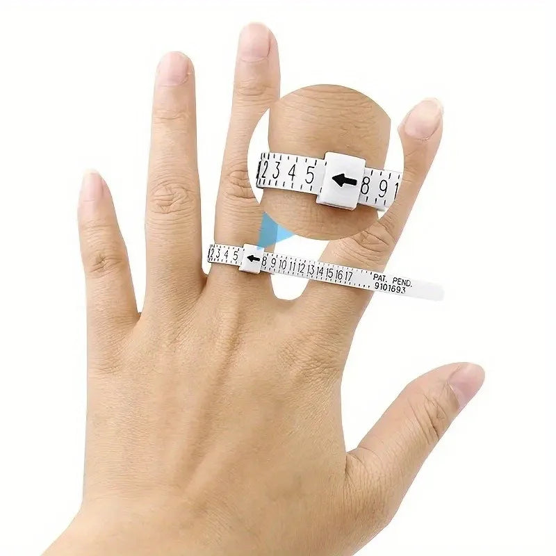 1/2pcs Deluxe Finger Sizer Tool, Accurately Measures Ring Size,easy to use, Precise Measurement,Ideal for Jewelry Lovers.