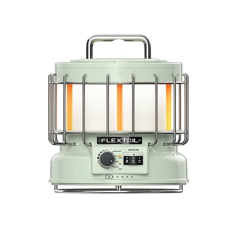 FLEXTAIL Camping Lantern with 9600mAh Battery, 3-in-1 Vintage Rechargeable Camping Light for Patio, Hiking, Camping, Bedroom