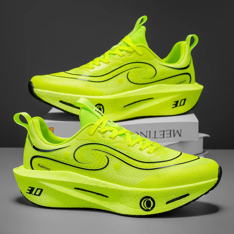 Couples Running Shoes 2025 New Professional Marathon Training Tennis Shoes Cushioned Breathe Outdoor Leisure Sneakers for Men